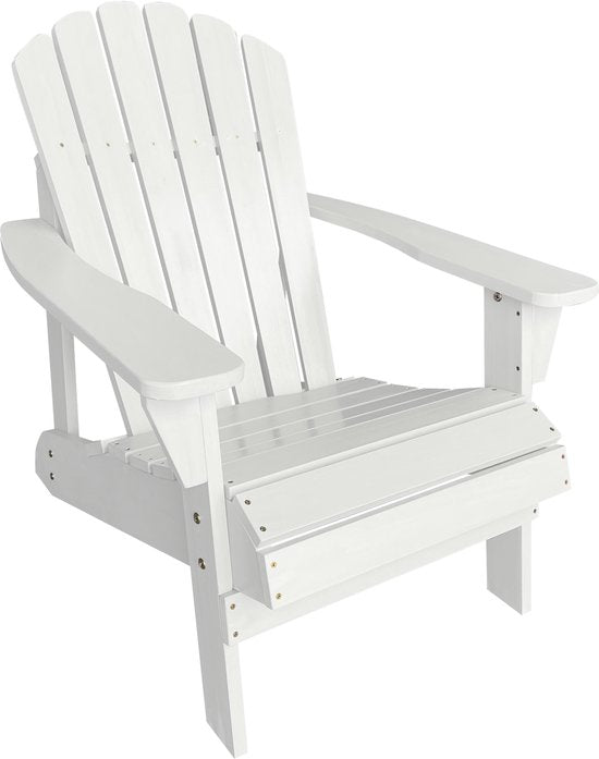 AXI Carmen Adirondack-Stuhl – Loungesessel aus Holz mit Armlehnen – Hohe Rückenlehne – 90,5 x 78,4 x 93 cm