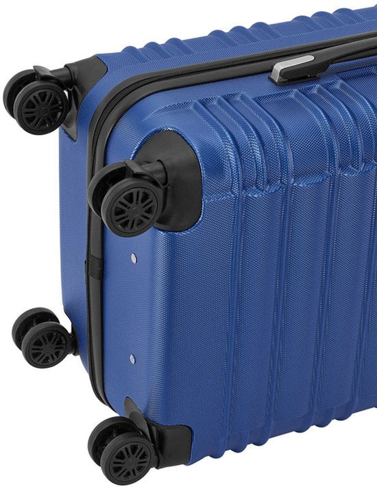 Hartschalenkoffer Set Rom - 3-teilig - ABS - Blau