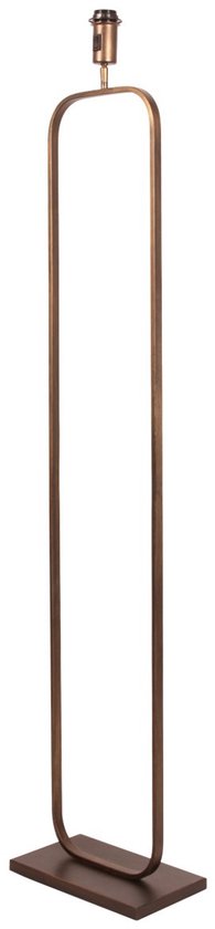 Bronzene Ständerlampe Stang 4740BR, klassische Metall-Ständerlampe mit Schwenkfunktion und einer Höhe von 147 cm, robustes Design von Steinhauer