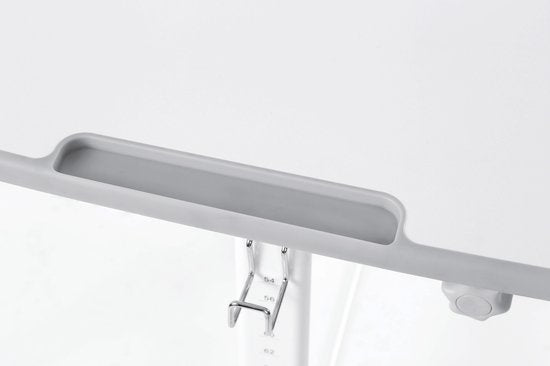 VDD Gaming - Kinderschreibtisch mit Schreibtischstuhl - höhenverstellbar von 54 cm bis 76 cm - mit Stauraum - Weiß