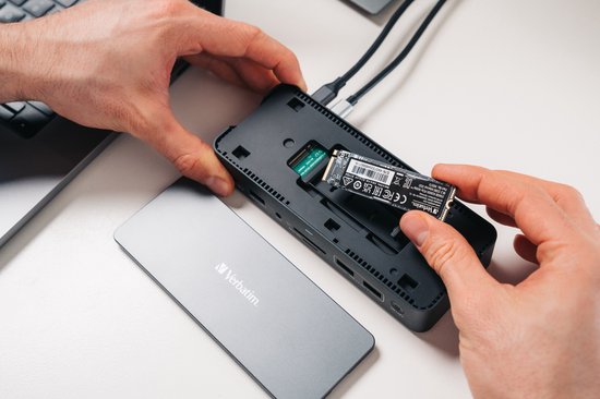 Verbatim CDS-15SSD Kabelgebundener USB 3.2 Gen 1 (3.1 Gen 1) Typ-C Schwarz, Grau