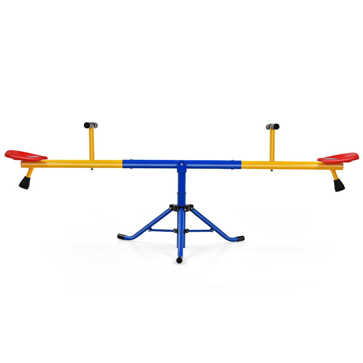 Coast 2 Sitzer Schaukelwippe Kinderwippe Metallkarussell Wippe schwenkbar Wippe 182 x 29 x 86 cm bunt