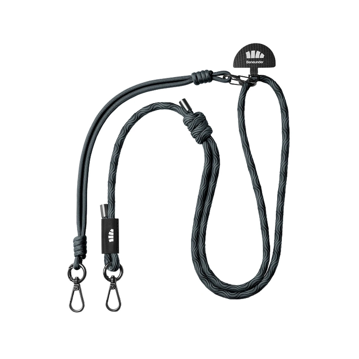 Beneunder LC376 Handy-Schlaufe – Schwarz – Verstellbar, 180 cm