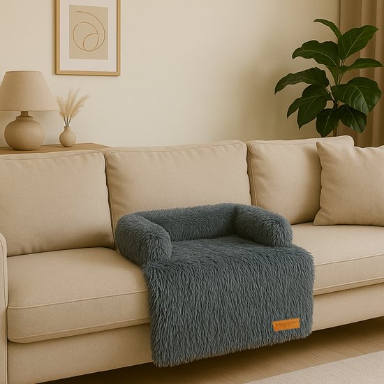 By Cee Cee Original Hundedeckenbank - Hundedeckenbank - Hundekorb - Premium - komplett abnehmbar - Dunkelgrau - 75x90 - Größe S