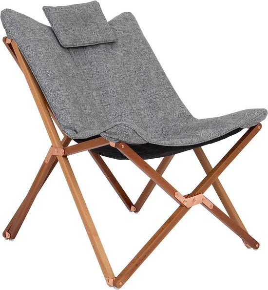 Bo-Camp – Urban Outdoor – Liegestuhl – Bloomsbury – M – Oxford-Polyester – Grau