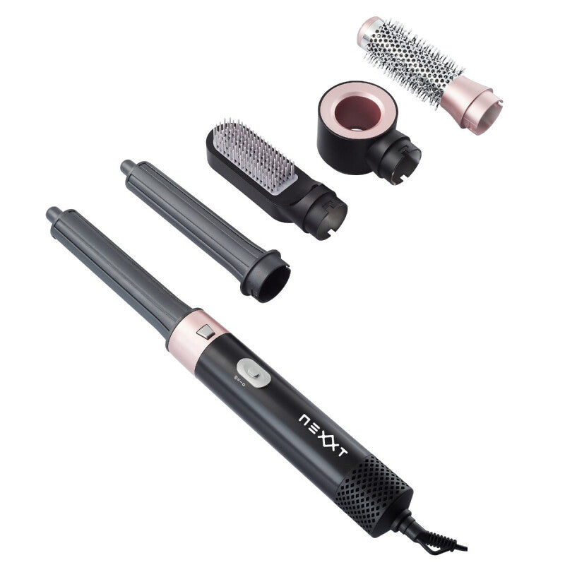 Nexxt Airstyler 5-in-1 – Föhnbürste – Drehkabel – Roségold