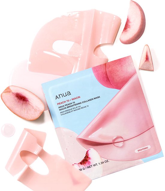 Peach 70+ Niacin-Aufhellende Kollagenmaske