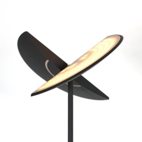 Steinhauer Exclusive – Stehlampe – Zenith2 – schwarz – Kunststoff und Metall – Designlampe – LED – 4390ZW