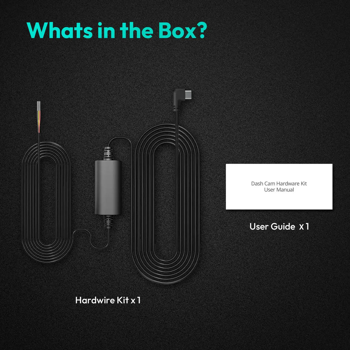 Botslab Dashcam-Festverdrahtungssatz – USB-C – G980H-Serie