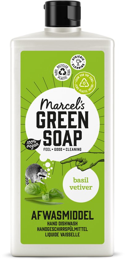 Marcel Green Soap Geschirrspülmittel Basilikum & Vetivergras