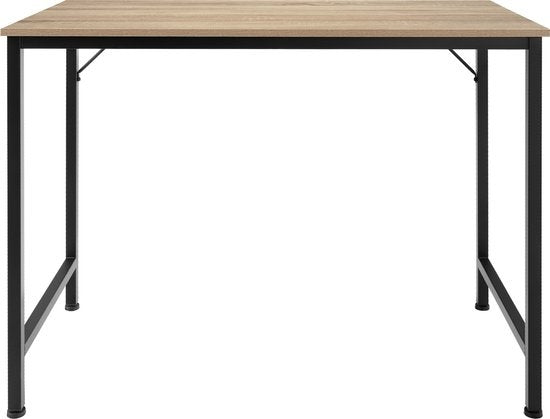 tectake - Jenkins Schreibtisch 80 cm - Industrie - hellbraun - 404458