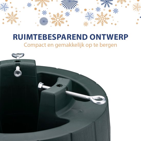 Arti Casa Weihnachtsbaumständer - Weihnachtsbaumsockel für echten Weihnachtsbaum - Weihnachtsbaumständer für Innenräume - Stämme zwischen 35 - 130 mm