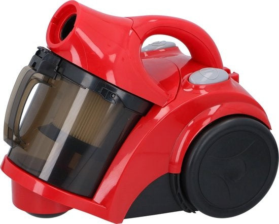 Dunlop Staubsauger ohne Beutel - 700 Watt - 2 Liter Auffangbehälter - Rot/Schwarz