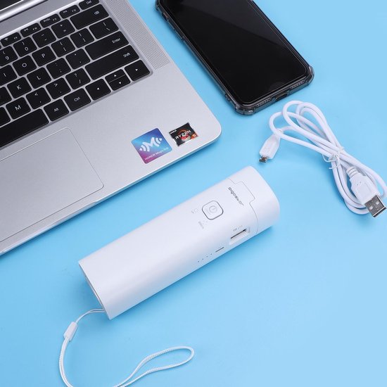 Aigostar Ivory – LED-Schreibtischlampe – dimmbar – USB-Ladeanschluss – 3 Helligkeitsstufen – zusammenklappbar – mit Handyhalterung – Weiß