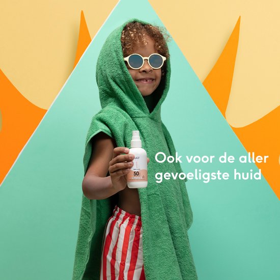 Naïf – Mineralisches Sonnenschutzspray – Baby & Kinder – LSF 50 – Mit Duftstoffen – UVA/UVB-Schutz – 100 ml
