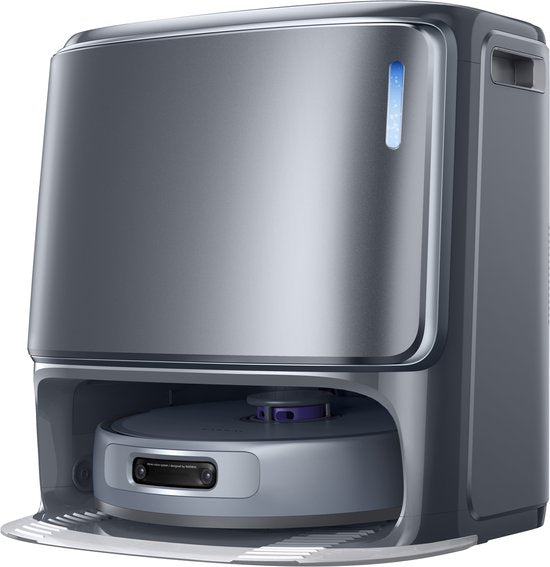 Narwal Freo Z10 Ultra Roboterstaubsauger mit selbstentleerender Ladestation, 18.000 Pa Saugkraft, AI Vision, DirtSense-Technologie, verfilzungsfreie Bürste, Heißwasserreinigung bei 45–75 °C, LDS-Navigation, 8N-Wischfunktion, grau