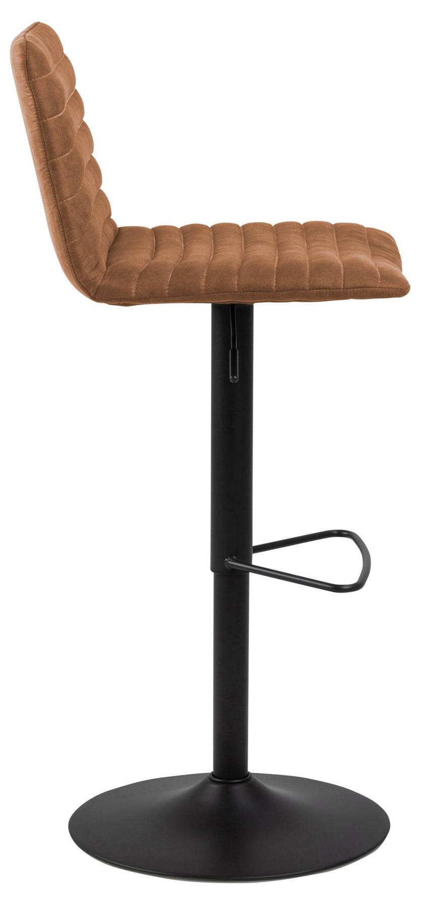 Barhocker Trofors - 2er Set - Cognac - Stilvolle und bequeme Barhocker mit Industriecharakter