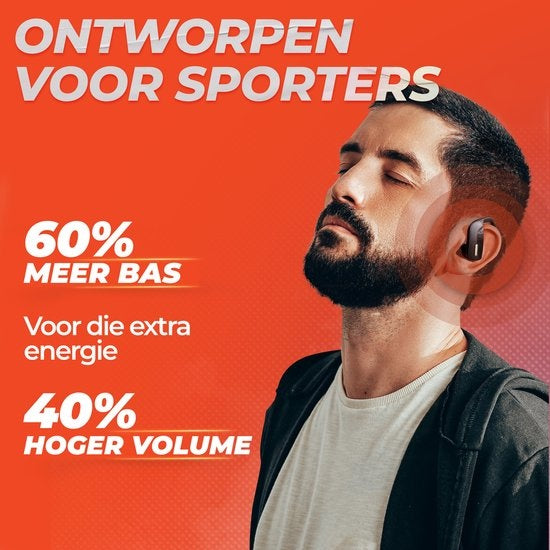 Cozey Wireless Sport Ohrhörer mit Bluetooth - Laufen - Mikrofon - Wireless Ohrhörer