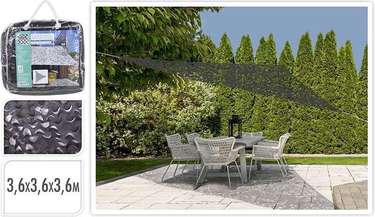 Ambiance Camouflage Schirmtuch - Tarpen - Grau
