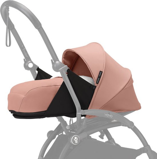 Stokke YOYO 0+ Newborn Pack, Ginger – Inklusive Matratze, ausziehbarem Sonnendach und Fünf-Punkt-Gurt – Erfordert einen YOYO-Rahmen (separat erhältlich)
