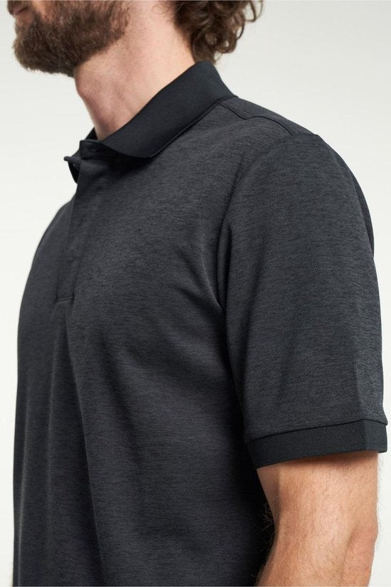Tenson TXlite Melange Polo 465018060 - Schwarz - 3XL