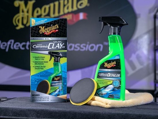 Meguiar's Hybrid Ceramic Synthetic Clay Kit - Keramische Synthetik Clay Kit