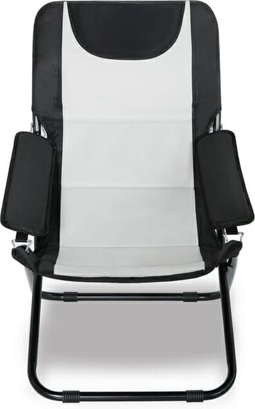 Feel Home - Dormi Outdoor-Sitzmöbel - Scissor - Schwarz und Weiß - 2 Stück