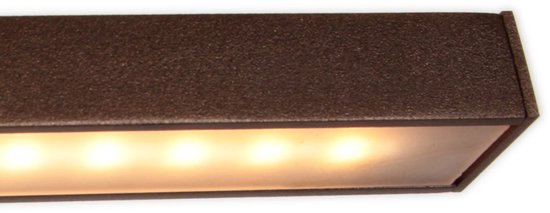 Hängeleuchte Bande 3995CA Kakao – trendige Metall-Hängeleuchte, 150 cm breit, mit höhenverstellbarem System und integrierter LED von Steinhauer