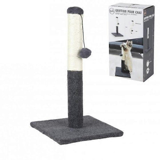 Pet Supplies Kratzbaum 53 cm – Kompakt – Polyester – Langlebig – Beige/Grau