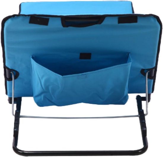 Ceruzo Strandmatten-Set 2 – Verstellbare Rückenlehne – Zusammenklappbar – Aquablau