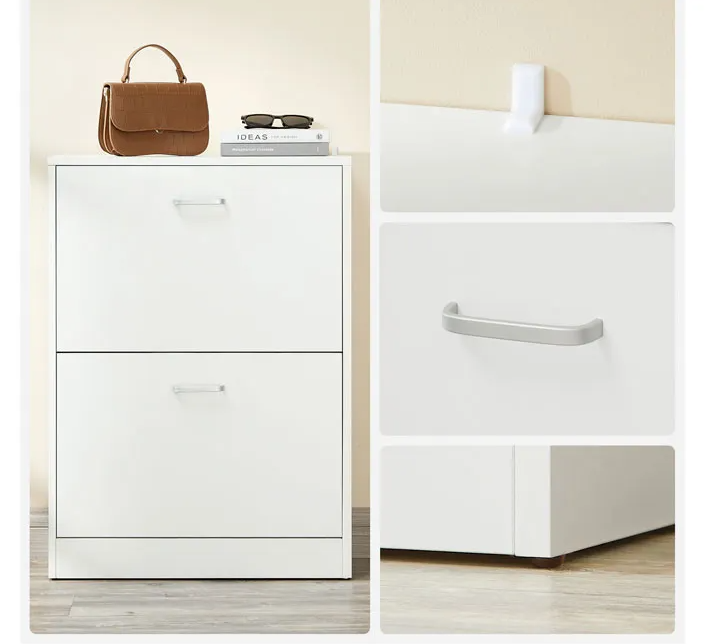 Home & Comfort Stilvoller und kompakter Schuhschrank mit 2 Schubladen