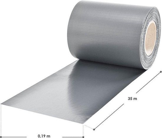 PVC-Sichtschutzstreifen - 4 Stück - Hellgrau