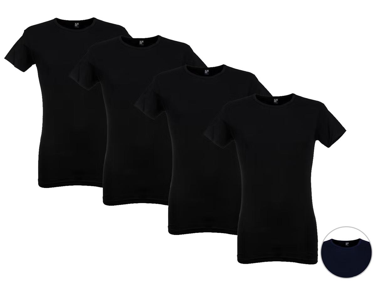 Alan Red Ottawa T-Shirt – 4er-Pack – Größe XL – Marineblau