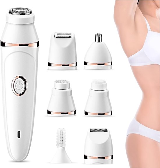 Vimora Ladyshave 7-in-1 - Epilierer Damen - Epilierer Gesicht - Epilierer - Gesichtsepilierer - Epilady - Rasierer Frauen - Haarentfernung & Gesichtshaarentfernung - Ladyshaves