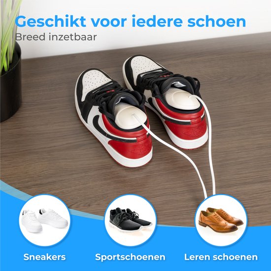 Nuvance - Schuhtrockner - Schuhtrockner mit Timer - Schuherfrischer - Trocknungsfunktion - Weiß