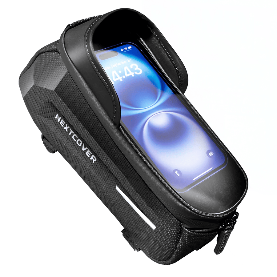 Nextcover Fahrradrahmen-Tasche 24 x 10,5 x 15 cm – Handytasche – Touchscreen – Wasserdicht