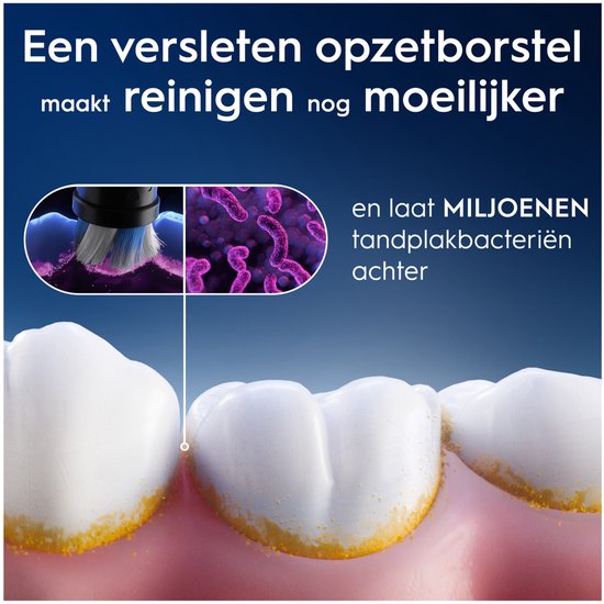 Oral-B iO Series Gentle Care Aufsteckbürsten – Schwarz – Für empfindliches Zahnfleisch – 8 Stück