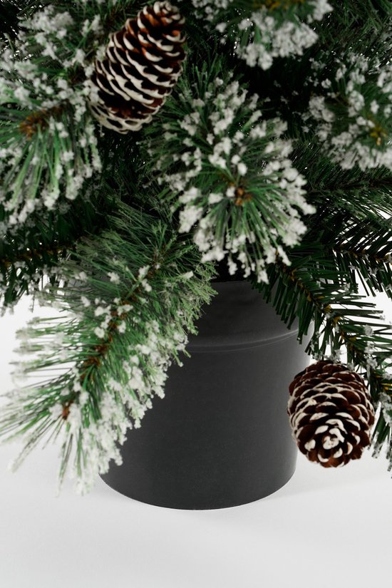 Black Box Trees Vandans Kunstweihnachtsbaum im Topf – H 90 x Ø 48 cm – Grün, matt