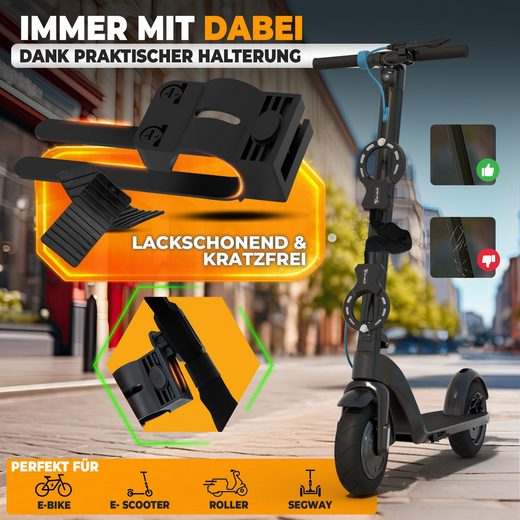 Mivelo Clavis One Handschloss für E-Scooter und Fahrrad – 60 cm – Schwarz