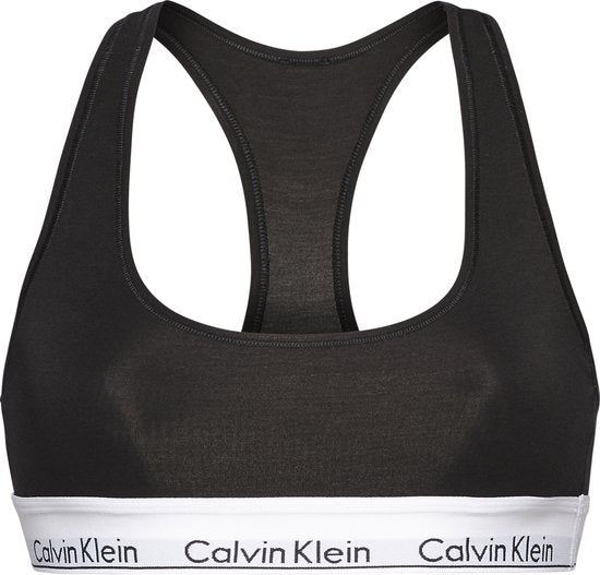 Calvin Klein Modern Cotton Top für Damen – Schwarz – Größe M