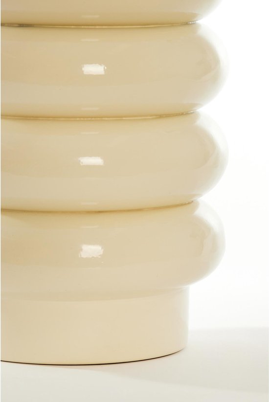 Light & Living Beistelltisch Mirogi - Creme - Ø30cm - Modern