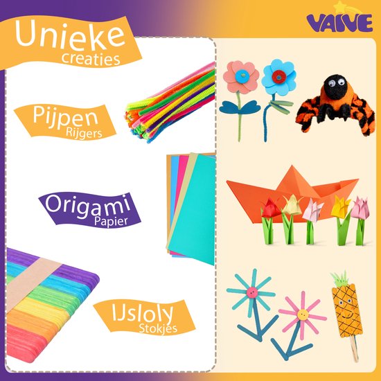VAIVE Craft kit for Crafting Girls - Kreatives Spielzeug für Kinder - Bastelset - Bastelset - Bastelsets