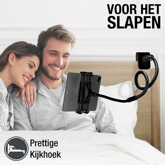 Studio ME Tablet-Halterung Flexibel Schwarz - 4.7 bis 12.9 Zoll - Ipad-Halterung Stativständer - 100 CM - Tablet-Ständer - Geeignet für Kameras - 360º drehbar - Tablet-Halterung