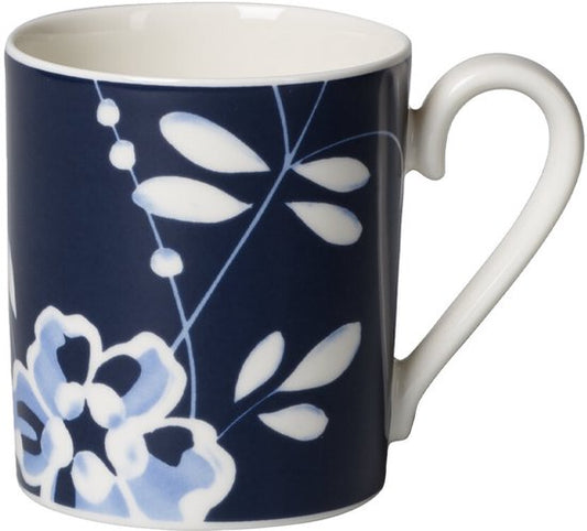 Villeroy & Boch Vieux Luxembourg Brindille Becher mit Henkel 0,25 l blau
