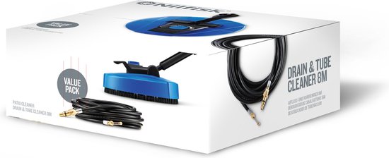 Nilfisk Patiocleaner & Kanalisationsschlauch 8 mtr in Top Box Excellent Serie