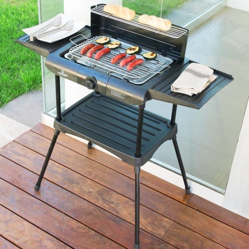 Excellent Electrics Elektrogrill - Grillfläche (LxB) 36x24 cm - 2000W - Schwarz