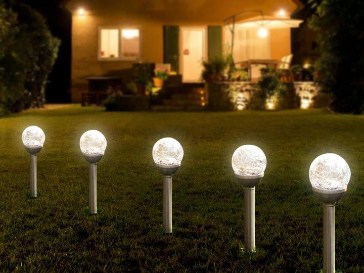 Velleman Solarlampe CSOL12D weiß, wasser- und korrosionsbeständig