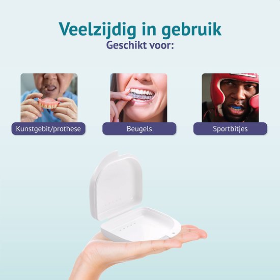 Alyze - Zahnärztliches Tablett für Zahnspangen - Bracket-Tray - Weiß - Zahnersatz - Prothetik - Bracket-Tray - Bracket-Box - Tablett
