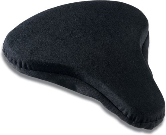 TEMPUR® - Fahrradsattelüberzug - Schwarz - 33,5 x 33 x 3 cm - Large - Fahrradsattelüberzug - Komfort - Memory-Schaum