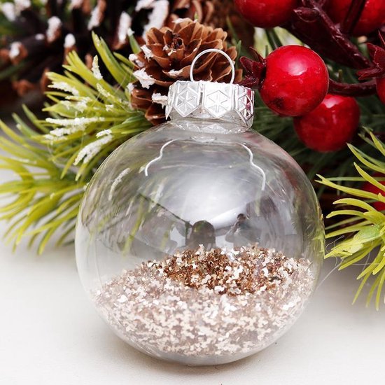 Deluxe Weihnachtskugel Set Gold und Silber - 30 Stück - Kugeln Kunststoff - Kugeln Gold - Silber - Dekoration - Weihnachtsdekoration